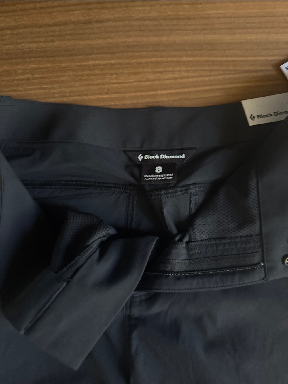 Black Diamond Men's/Women's Black Athletic Shorts - Picture 2 of 8